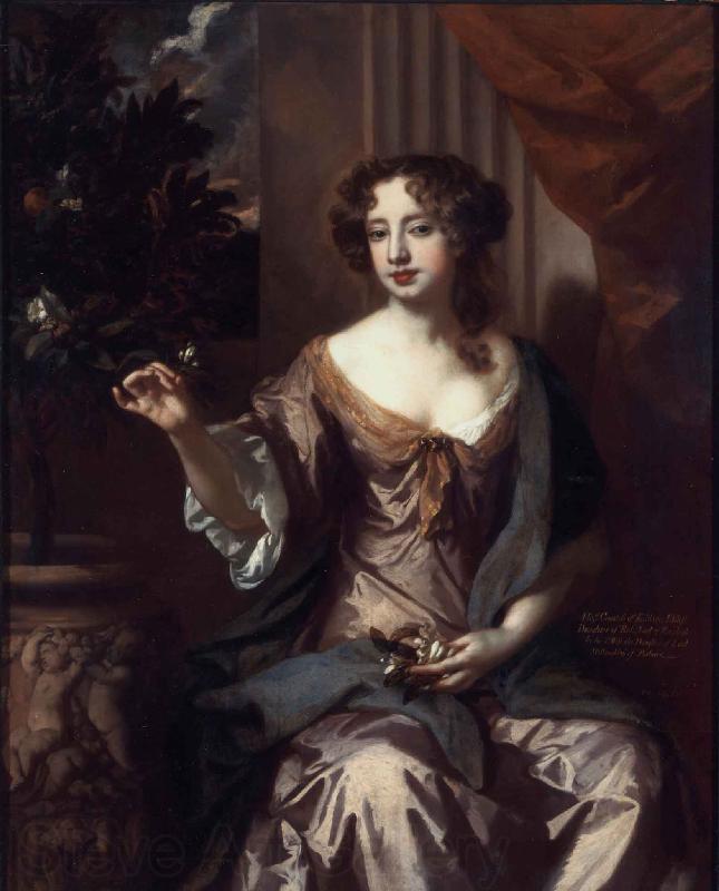 Sir Peter Lely Elizabeth, Countess of Kildare Norge oil painting art